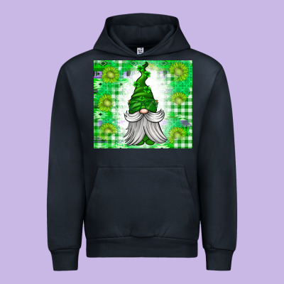 St. Patricks Day Gnome Urban Hoodie Designed By Cowhidedigitalart
