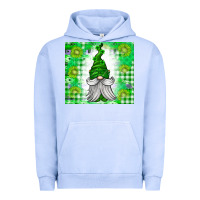 Pigment Grape Ice St. Patricks Day Gnome Urban Hoodie - CowhideDigitalArt