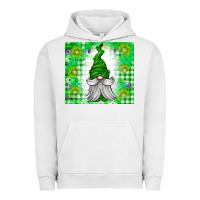 Pigment Lunar Rock St. Patricks Day Gnome Urban Hoodie - CowhideDigitalArt