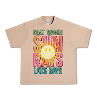 Burro boat waves sun rays lake days Urban Heavy Tee - JahusDesignShop