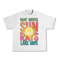 Lunar Rock boat waves sun rays lake days Urban Heavy Tee - JahusDesignShop