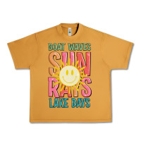 Peanut Butter boat waves sun rays lake days Urban Heavy Tee - JahusDesignShop