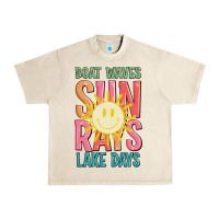 Sandshell boat waves sun rays lake days Urban Heavy Tee - JahusDesignShop