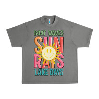 Tornado boat waves sun rays lake days Urban Heavy Tee - JahusDesignShop