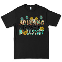 Black adulting is some bullshit Premium Tee - NancyCooperArtShop
