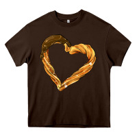 Chocolate Brown churros Heavy Core Tee - AdoDesignShop