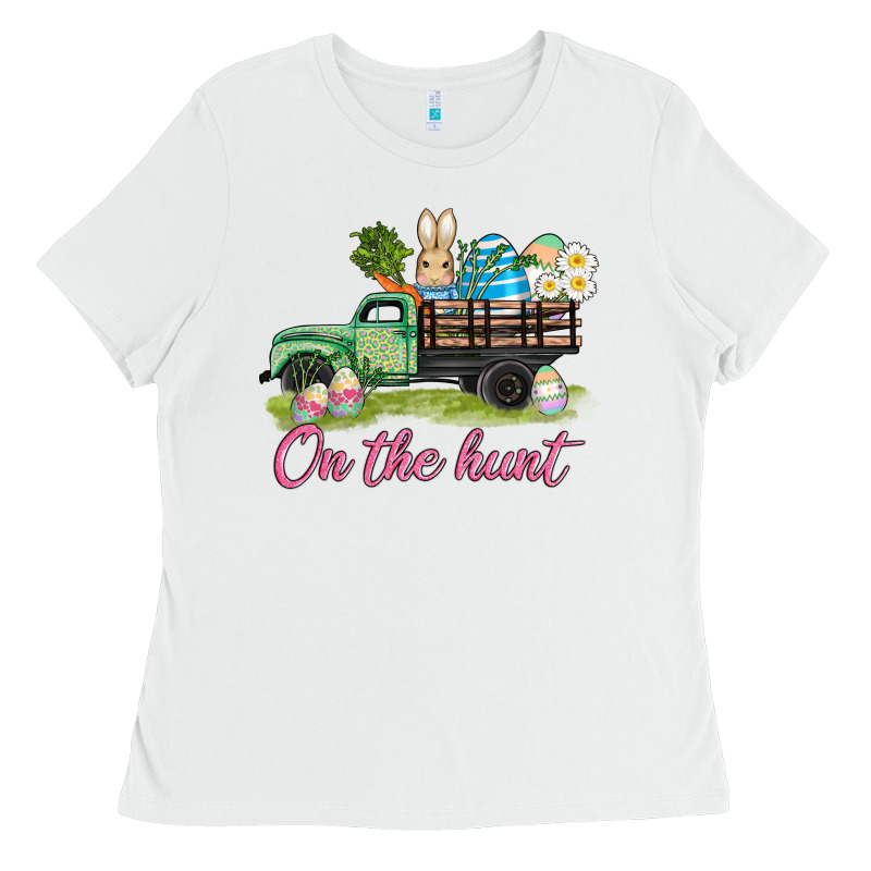 Easter On The Hunt Ladies Tee by AdoDesignShop | Teevron
