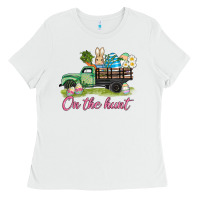 White easter on the hunt Ladies Tee - AdoDesignShop