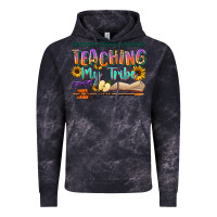 Cloud Black teaching my tribe Vintage Hoodie - NancyCooperArtShop