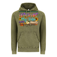 Vintage Olive teaching my tribe Vintage Hoodie - NancyCooperArtShop