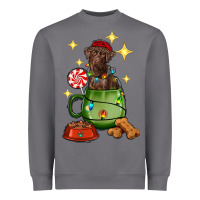 Storm Christmas coffee cup with Labrador Heavyweight Sweatshirt - RanaPortraitStore