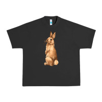Pigment Black Bunny Urban Heavy Tee - NancyCooperArtShop