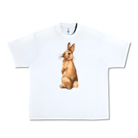 White Bunny Urban Heavy Tee - NancyCooperArtShop
