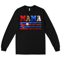 Black baseball mama Long Sleeve Tee - Artiststas