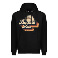 Black baseball mom Premium Hoodie - JahusDesignShop
