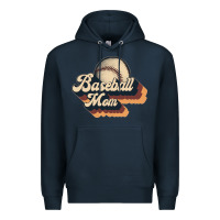 Navy baseball mom Premium Hoodie - JahusDesignShop