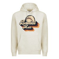 Oatmeal Heather baseball mom Premium Hoodie - JahusDesignShop