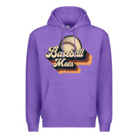 Purple baseball mom Premium Hoodie - JahusDesignShop