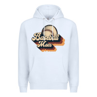 White baseball mom Premium Hoodie - JahusDesignShop