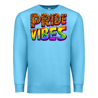 Ocean Blue pride vibes Premium Sweatshirt - OliviaCreatesArt