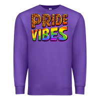 Purple pride vibes Premium Sweatshirt - OliviaCreatesArt