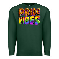 Sports Green pride vibes Premium Sweatshirt - OliviaCreatesArt