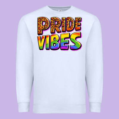 Pride Vibes Premium Sweatshirt Designed By Oliviacreatesart