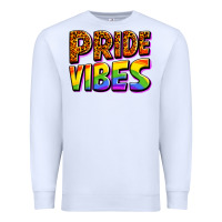 White pride vibes Premium Sweatshirt - OliviaCreatesArt
