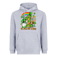 Heather Grey St. Patrick's My 1st St. Patrick's Day Heavyweight Hoodie - OliviaCreatesArt