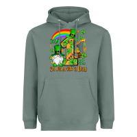 Sage St. Patrick's My 1st St. Patrick's Day Heavyweight Hoodie - OliviaCreatesArt