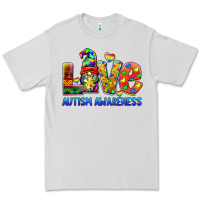 Dove Grey autism awareness love Premium Tee - BarkalooDesign