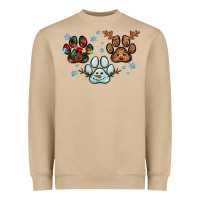 Mushroom Christmas paws Heavyweight Sweatshirt - RanaPortraitStore