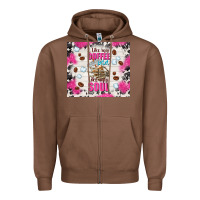 Chestnut i like my coffee cold like my soul Zipper Hoodie - TumblerDesignByShophia