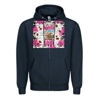 Navy i like my coffee cold like my soul Zipper Hoodie - TumblerDesignByShophia