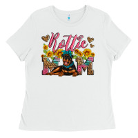 White rottweiler mom Ladies Tee - Artiststas