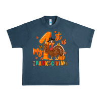 Midnight Navy my first thanksgiving Urban Heavy Tee - MaliasSmallBusiness