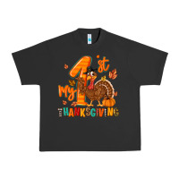 Pigment Black my first thanksgiving Urban Heavy Tee - MaliasSmallBusiness