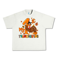 Pistachio my first thanksgiving Urban Heavy Tee - MaliasSmallBusiness