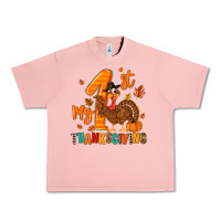Salmon my first thanksgiving Urban Heavy Tee - MaliasSmallBusiness