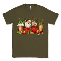 Army Green Christmas Santa coffee cups Classic Tee - MaliasSmallBusiness