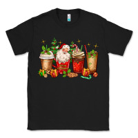 Black Christmas Santa coffee cups Classic Tee - MaliasSmallBusiness