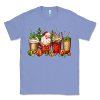 Colony Blue Christmas Santa coffee cups Classic Tee - MaliasSmallBusiness