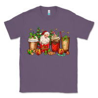 Lavender Christmas Santa coffee cups Classic Tee - MaliasSmallBusiness