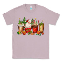 Lilac Christmas Santa coffee cups Classic Tee - MaliasSmallBusiness