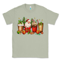 Matcha Christmas Santa coffee cups Classic Tee - MaliasSmallBusiness