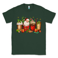 Sports Green Christmas Santa coffee cups Classic Tee - MaliasSmallBusiness