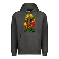 Charcoal Heather I am Black History Premium Hoodie - HowdyJamesFarm