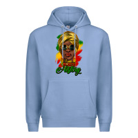 Colony Blue I am Black History Premium Hoodie - HowdyJamesFarm