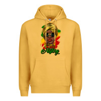 Mustard I am Black History Premium Hoodie - HowdyJamesFarm