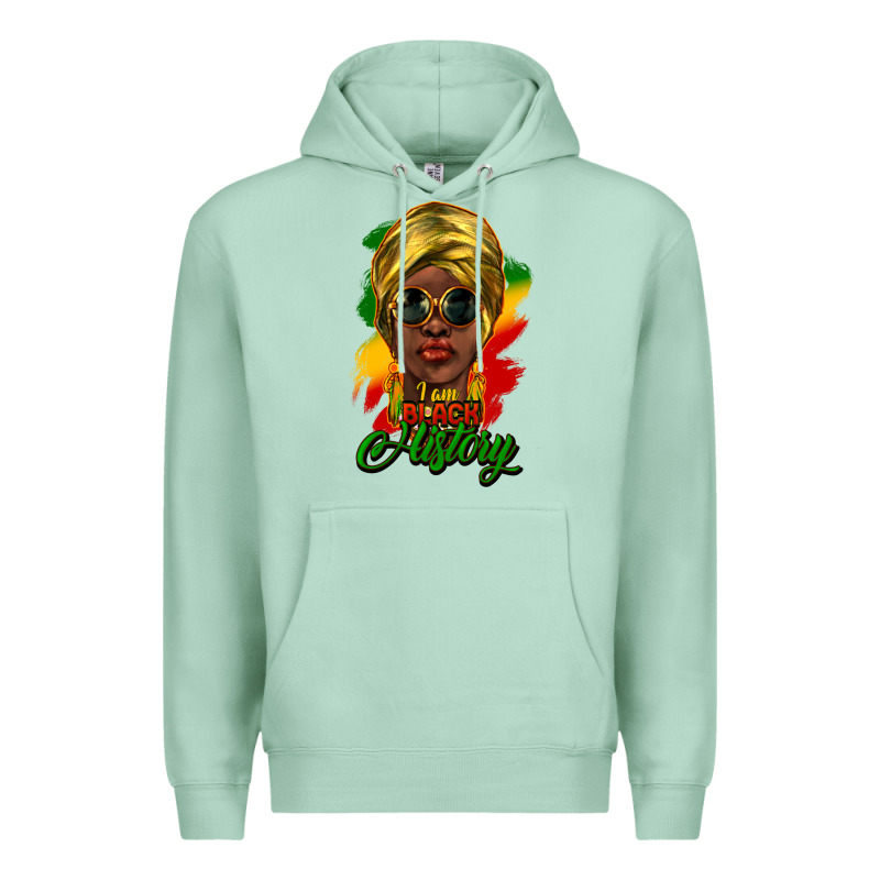 I Am Black History Premium Hoodie by HowdyJamesFarm | Teevron